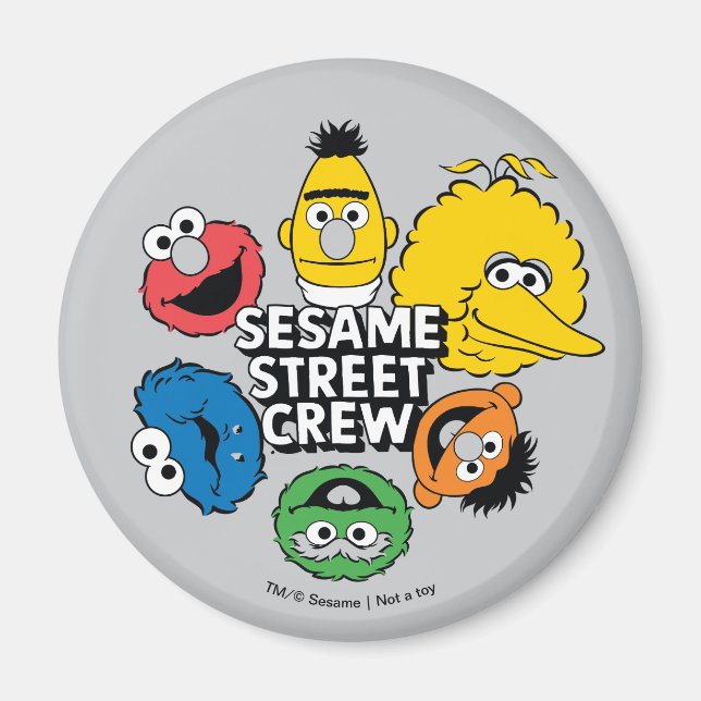 Sesame Street Crew Magnet (Front)