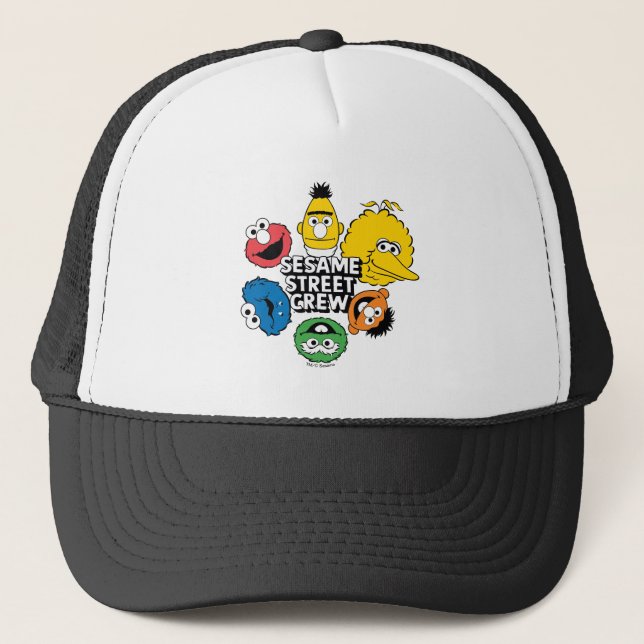 Sesame Street Crew Trucker Hat (Front)
