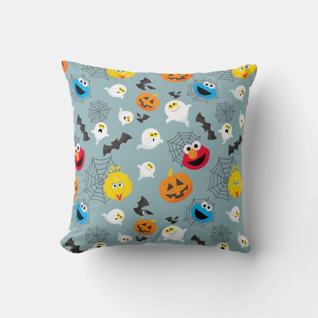 Sesame Street Cute Halloween Pattern Cushion (Front)