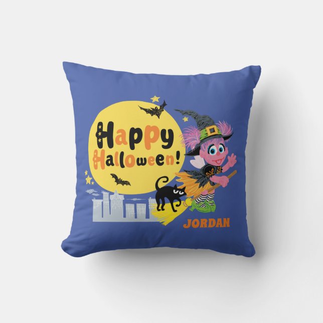 Sesame Street | Cute Halloween Pattern Cushion (Front)