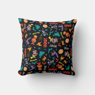 Sesame Street Cute Halloween Pattern Cushion