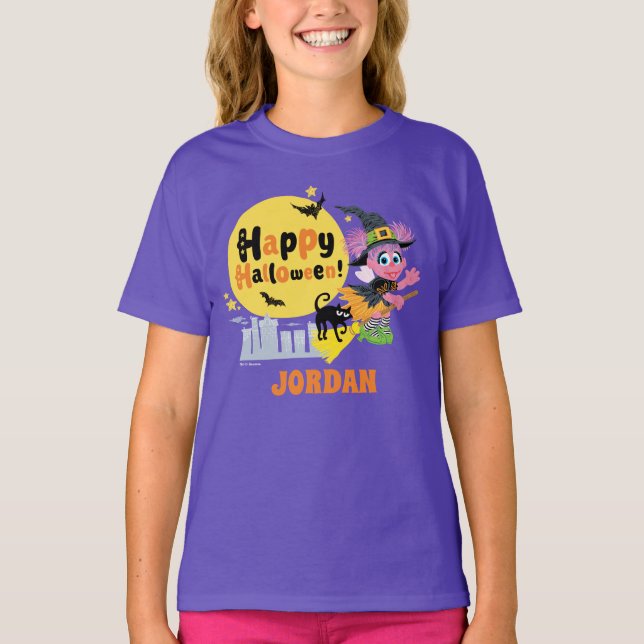 Sesame Street | Cute Halloween Pattern T-Shirt (Front)