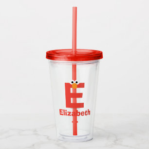 Sesame Street   E is for Elmo Acrylic Tumbler