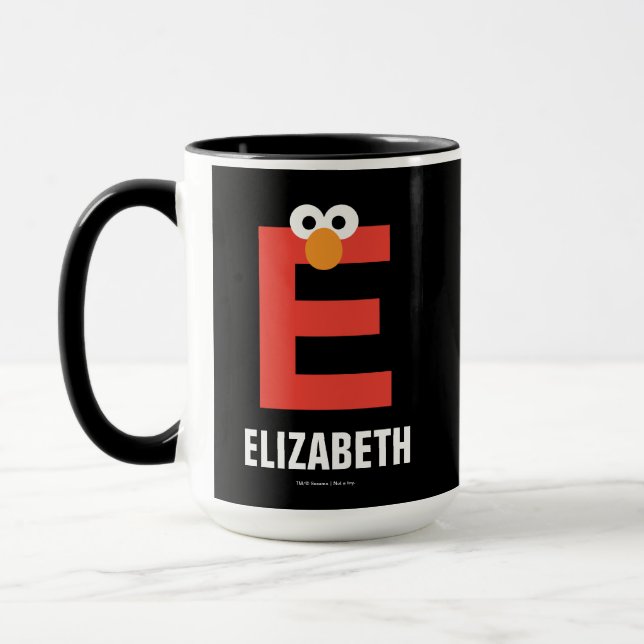 Sesame Street | E is for Elmo Mug (Left)
