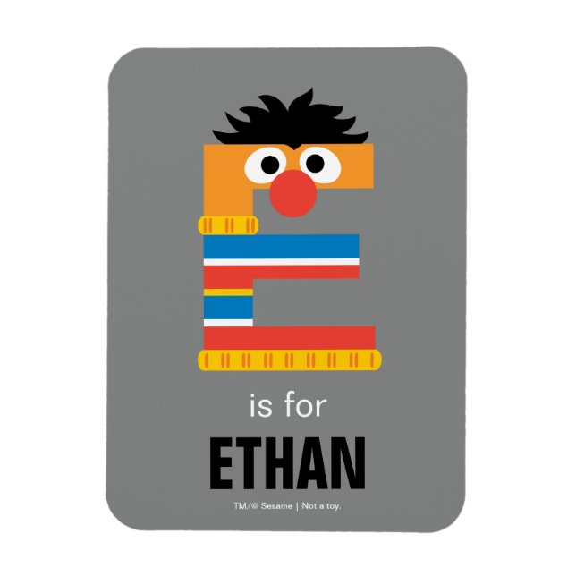 Sesame Street | E is for Ernie Magnet (Vertical)