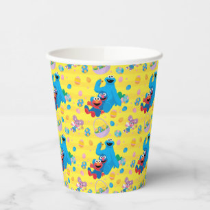 Sesame Street Easter Basket Pattern Paper Cups