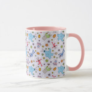 Sesame Street Easter Bunny Pattern Mug