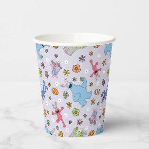 Sesame Street Easter Bunny Pattern Paper Cups