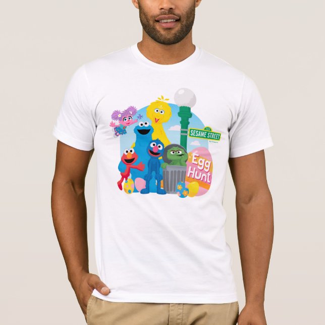 Sesame Street Easter Egg Hunt T-Shirt (Front)