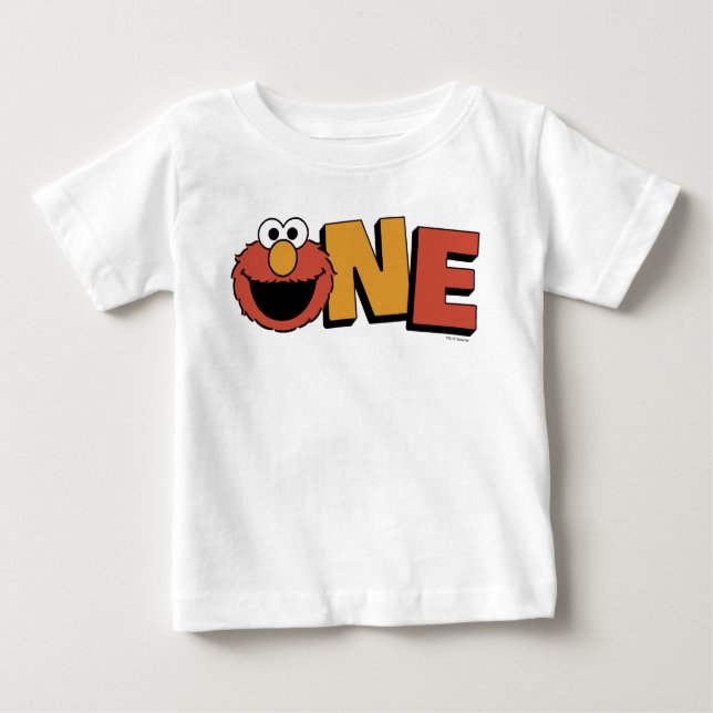 Sesame Street | Elmo 1st Birthday Baby T-Shirt (Front)