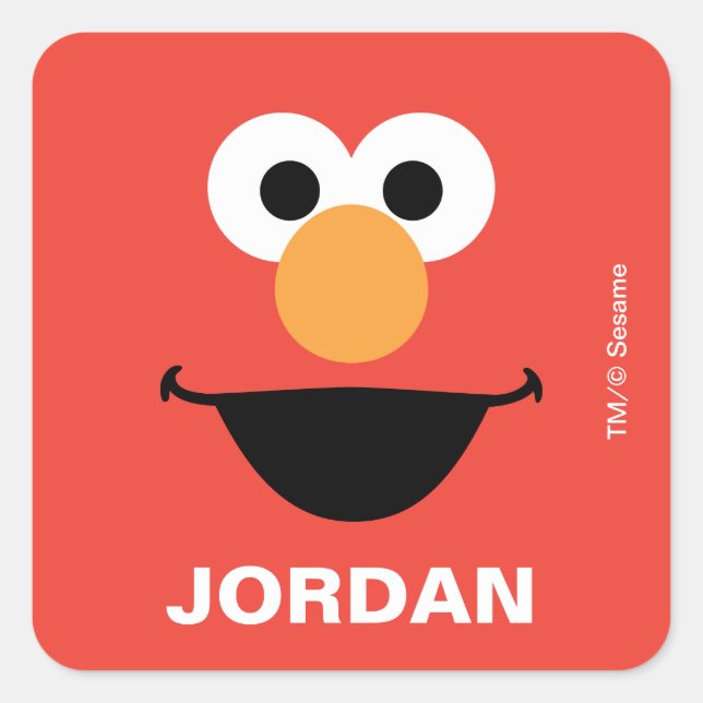 Sesame Street Elmo - Back to School Labels (Front)