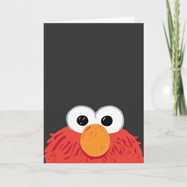 Sesame Street | Elmo Big Face Card (Front)