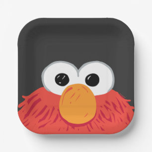 Sesame Street   Elmo Big Face Paper Plate