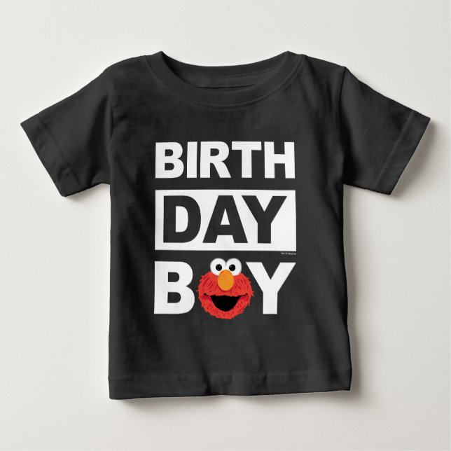 Sesame Street | Elmo Birthday Birthday Boy Baby T-Shirt (Front)