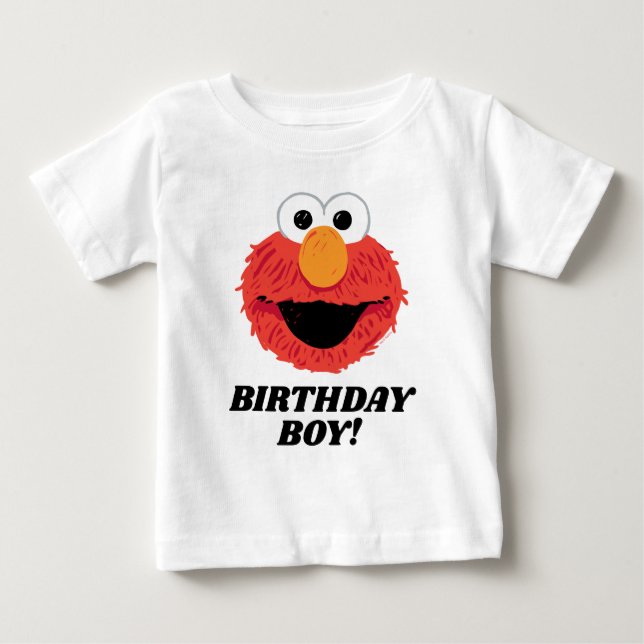 Sesame Street | Elmo Birthday Boy Baby T-Shirt (Front)