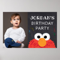 Sesame Street | Elmo Birthday Chalkboard