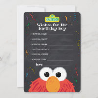 Sesame Street | Elmo Birthday Chalkboard Wishes