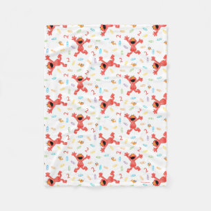 Sesame Street Elmo   Birthday Crayon Fleece Blanket