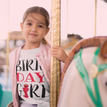 Sesame Street | Elmo- Birthday Girl Baby T-Shirt<br><div class="desc">Customise this super cute Elmo Birthday Girl t-shirt with your chilld's name and age. This is the perfect party t-shirt for the birthday girl!   © 2021 Sesame Workshop. www.sesamestreet.org</div>