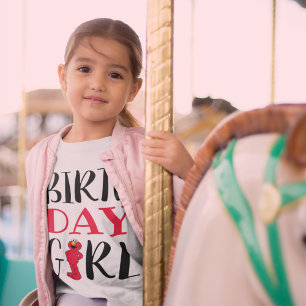 Sesame Street Elmo- Birthday Girl Baby T-Shirt