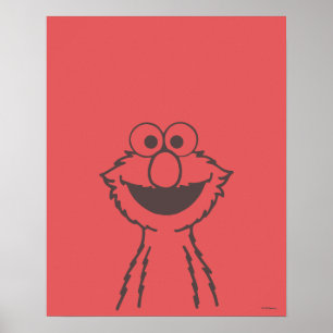 Sesame Street Elmo Bright Poster