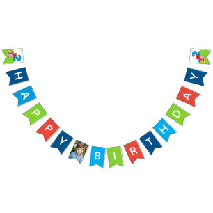 Sesame Street Elmo Chugga Chugga Two Two Birthday Bunting
