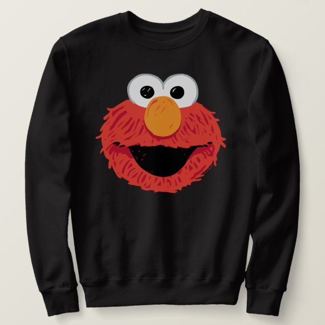 Sesame Street | Elmo Face Sweatshirt (Design Front)