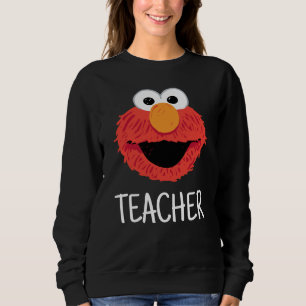 Sesame Street   Elmo Face Teacher Sweatshirt