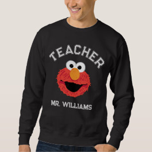 Sesame Street   Elmo Face Teacher Sweatshirt