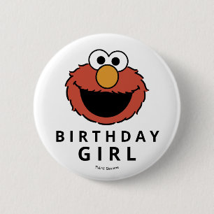 Sesame Street   Elmo - First Birthday 6 Cm Round Badge