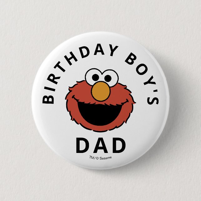 Sesame Street | Elmo - First Birthday 6 Cm Round Badge (Front)