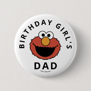 Sesame Street   Elmo - First Birthday 6 Cm Round Badge