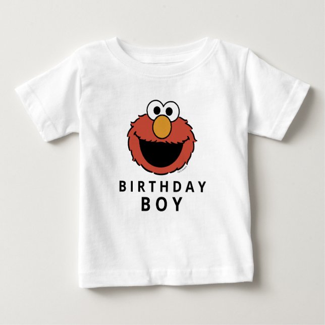 Sesame Street | Elmo - First Birthday Baby T-Shirt (Front)