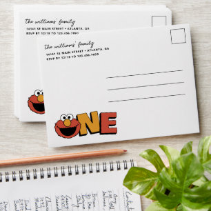 Sesame Street   Elmo - First Birthday Envelope