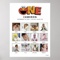 Sesame Street | Elmo First Birthday Poster