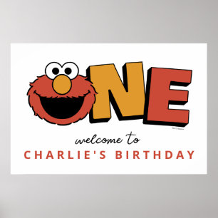 Sesame Street   Elmo - First Birthday Poster