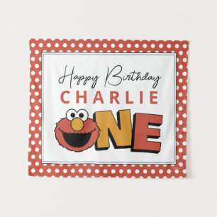 Sesame Street   Elmo - First Birthday Tapestry