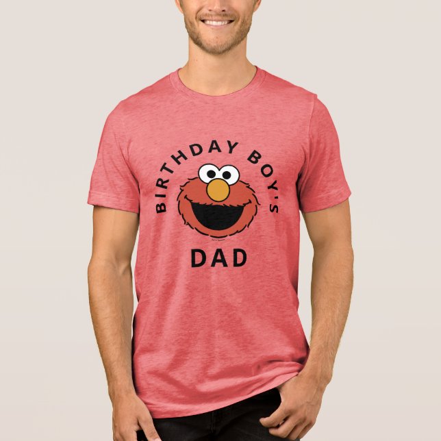 Sesame Street | Elmo - First Birthday Tri-Blend Sh Shirt (Front)