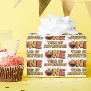 Sesame Street   Elmo - First Birthday Wrapping Paper