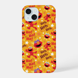 Sesame Street Elmo Ha! Ha! Ha! Pattern iPhone 15 Case