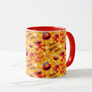 Sesame Street   Elmo Ha! Ha! Ha! Pattern Mug