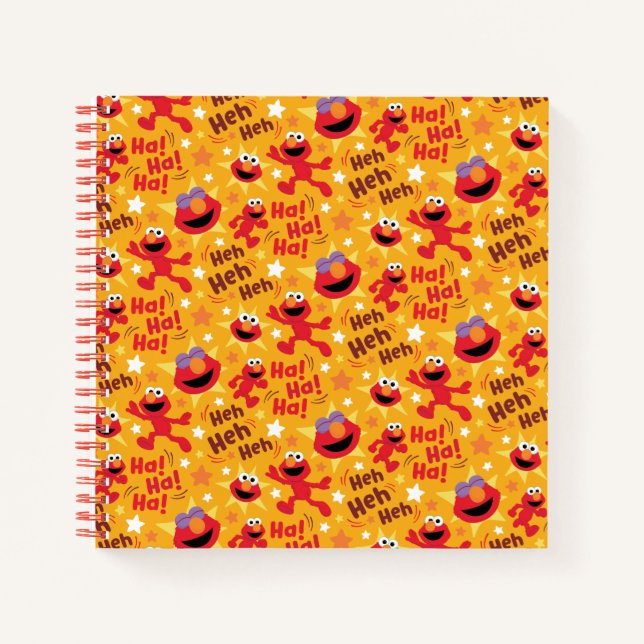 Sesame Street | Elmo Ha! Ha! Ha! Pattern Notebook (Front)