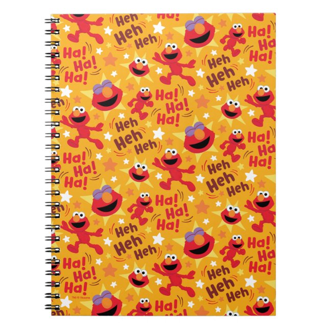 Sesame Street | Elmo Ha! Ha! Ha! Pattern Notebook (Front)