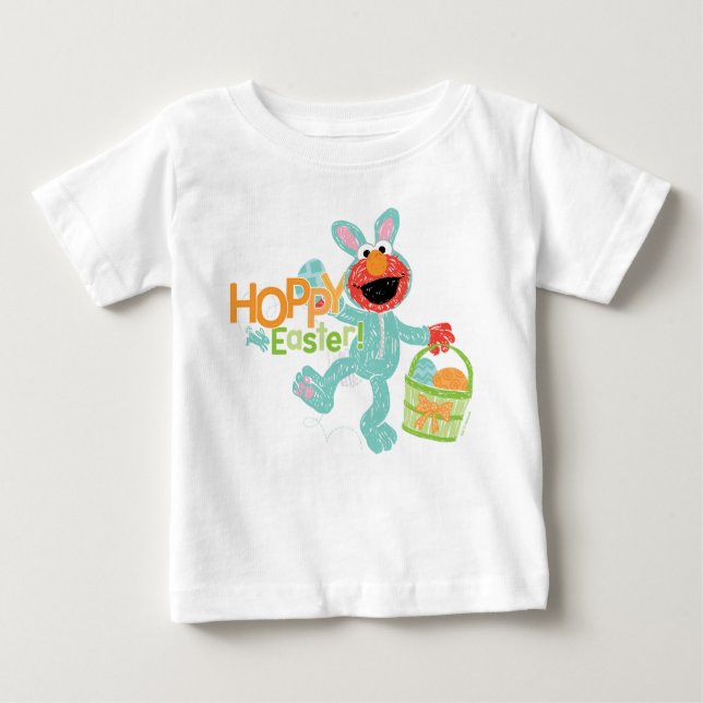 Sesame Street - Elmo | Hoppy Easter Baby T-Shirt (Front)