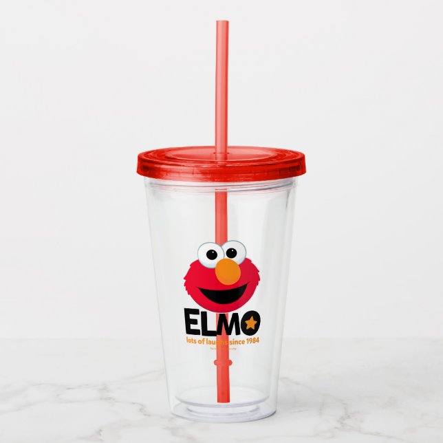 Sesame Street | Elmo Lots of Laughs Since 1984 Acrylic Tumbler (Front)