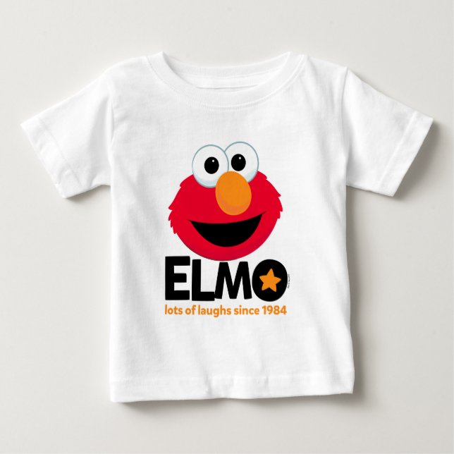 Sesame Street | Elmo Lots of Laughs Since 1984 Baby T-Shirt (Front)