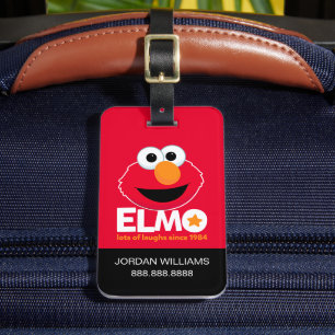 Sesame Street Elmo Lots of Laughs Since 1984 Luggage Tag
