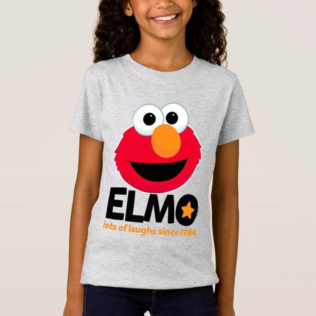 Sesame Street | Elmo Lots of Laughs Since 1984 T-Shirt (Front)