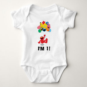 Sesame Street Elmo & Pals - 1st Birthday Baby Bodysuit