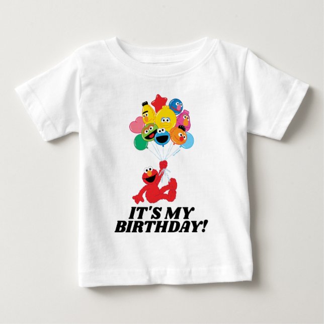 Sesame Street | Elmo & Pals Birthday Baby T-Shirt (Front)